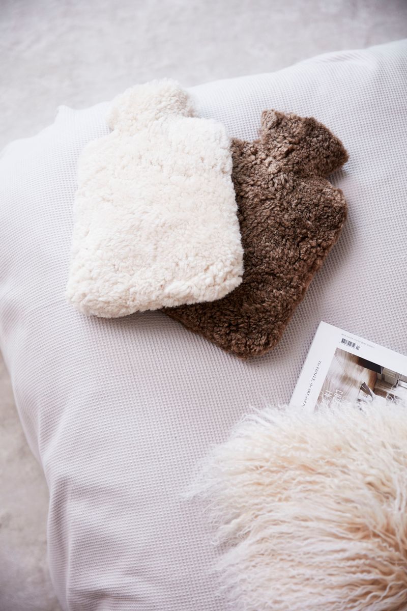 Wärmflasche Premium | Kurzhaar | Neuseeland | 37x27 cm Wohnaccessoire | Sheepskinhouse.ch