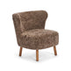 Emil Loungesessel | Lammfell Premium Taupe