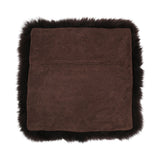 Fellkissenbezug | Langhaar | Neuseeland | 50,5x50,5 cm Schokolade