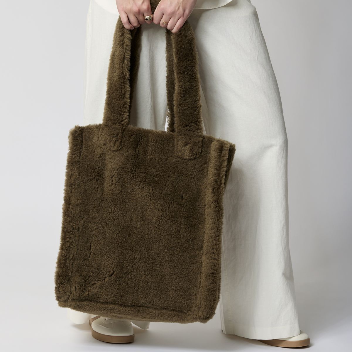 Maxi Glory Shopper | Neuseeland | Lammwolle Beige