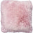 Lammfellkissen | Langhaar | Neuseeland | 45x45 cm Korallen Silberpink