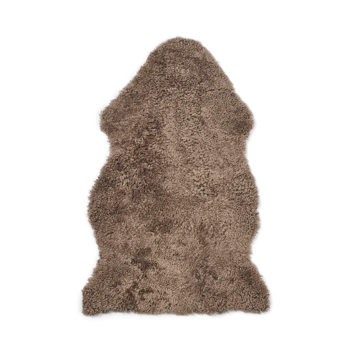 Normales Lammfell | Kurzhaar | Neuseeland | ca. 85x60 cm Taupe