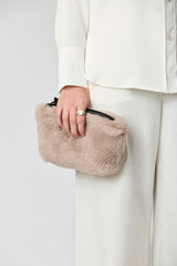 Nelly Clutch | Neuseeland | Lammwolle Stucco Sand