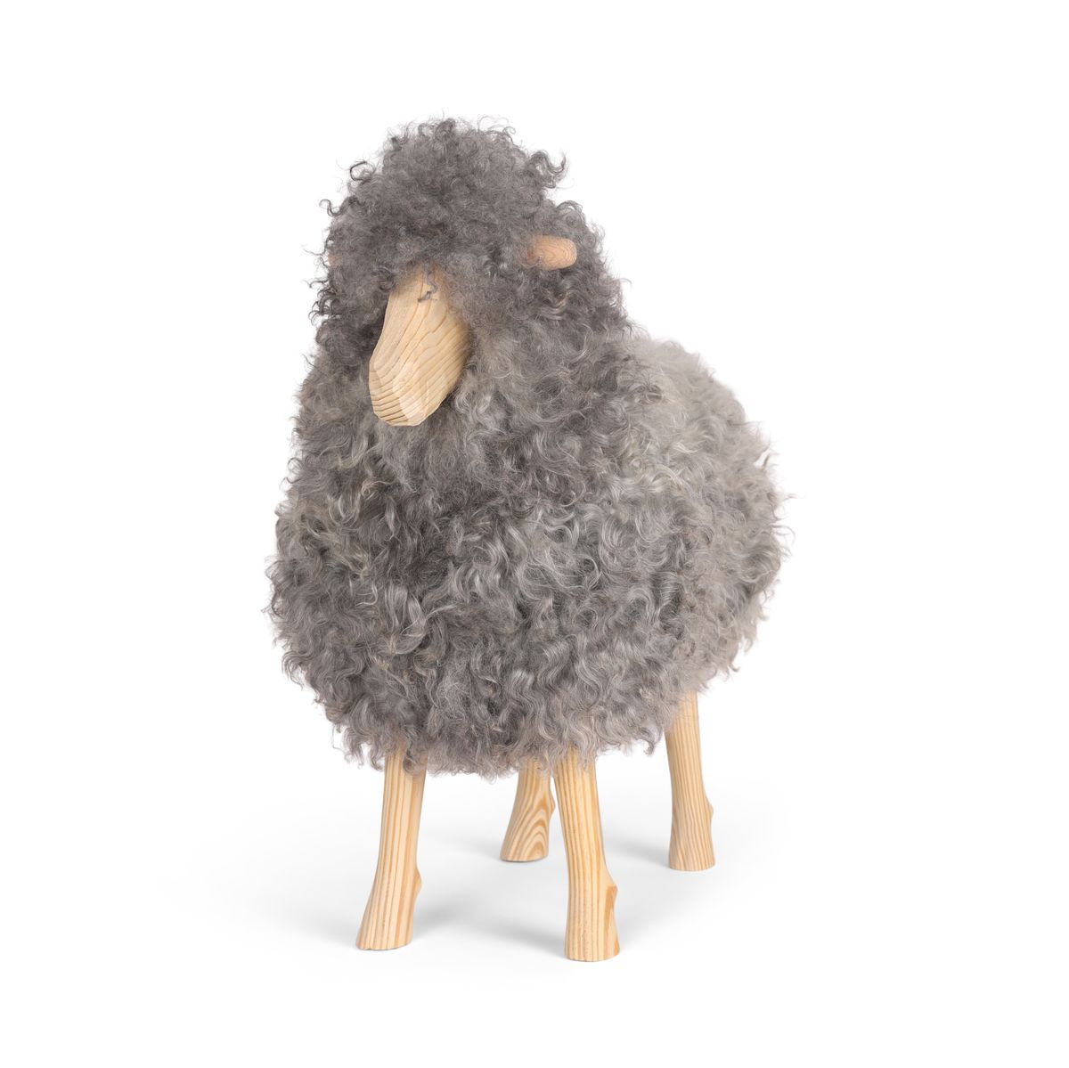 Signature Holzschaf | Klein Schaukelschaf | Sheepskinhouse.ch