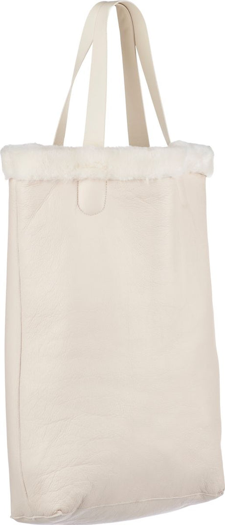 Leonora Shopper | Neuseeland | Lammwolle Weiß