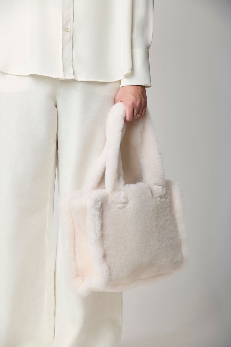 Mini Glory Shopper | Neuseeland | Lammwolle Weiß