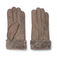 Lammfell Handschuhe Premium | Neuseeland | Fingerhandschuhe Taupe