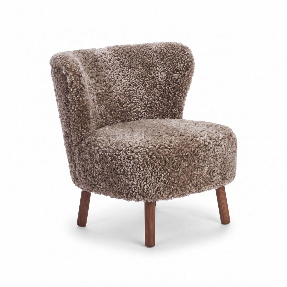 Emil Loungesessel | Premium Lammfell | Kurzhaar Cappuccino