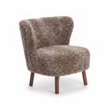 Emil Loungesessel | Premium Lammfell | Kurzhaar Cappuccino