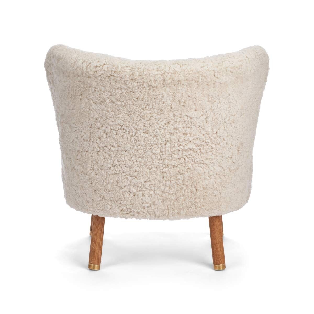 Emil Loungesessel | Premium Lammfell | Kurzhaar Beige