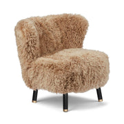 Emil Loungesessel | Premium Lammfell | Langhaar Stühle | Sheepskinhouse.ch