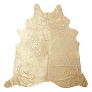 Kuhfell Teppich Unikat | Gold | 4,8 m² | Nr. 2556