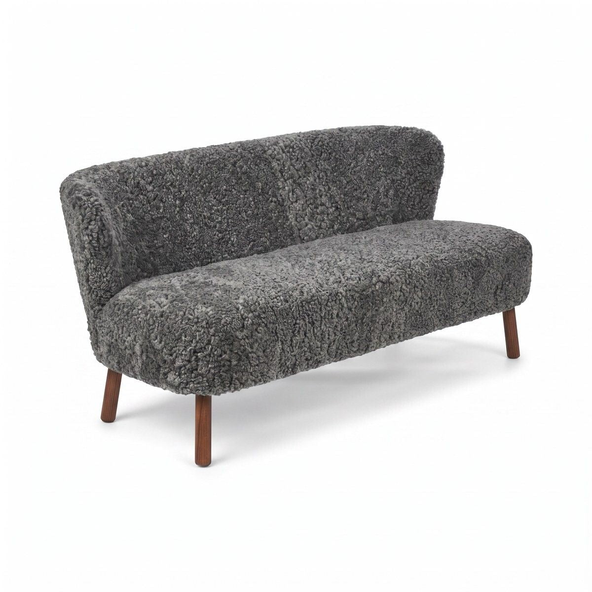 Emanuel Sofa | Zweisitzer | Design Möbel Grafit