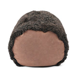 Lammfellpouf Premium | Kurzhaar | Neuseeland | D41x31 cm Schokolade