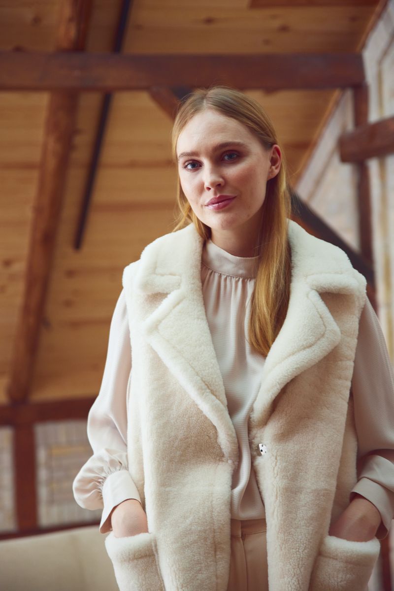 Raelynn Weste | Shearling Lammfell