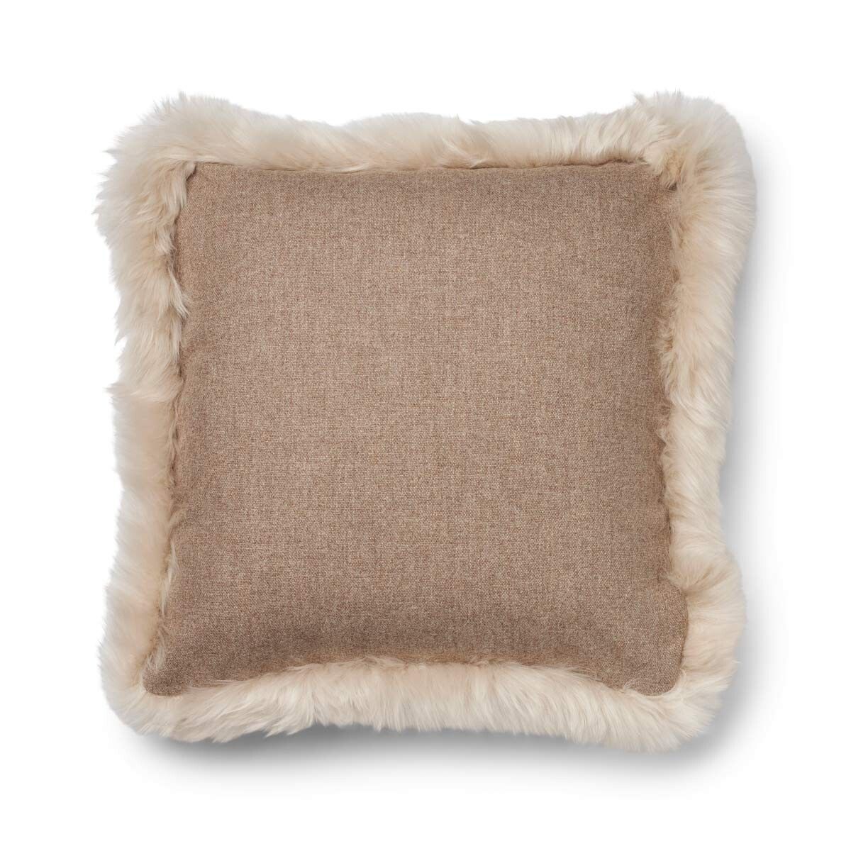 Wollkissen | 100% Wolle | Fellborte | 52x52 cm | 34x52 cm Fellkissen | Sheepskinhouse.ch