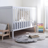 Baby Lammfell | Kurzhaar | Neuseeland 95 cm Hellgrau