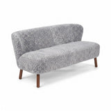 Emanuel Sofa | Zweisitzer | Design Möbel Hellgrau