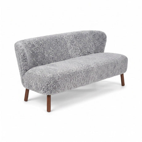 Emanuel Sofa | Zweisitzer | Design Möbel Hellgrau