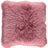 Lammfellkissen Premium | Langhaar | Neuseeland | 35x35 cm Altrosa