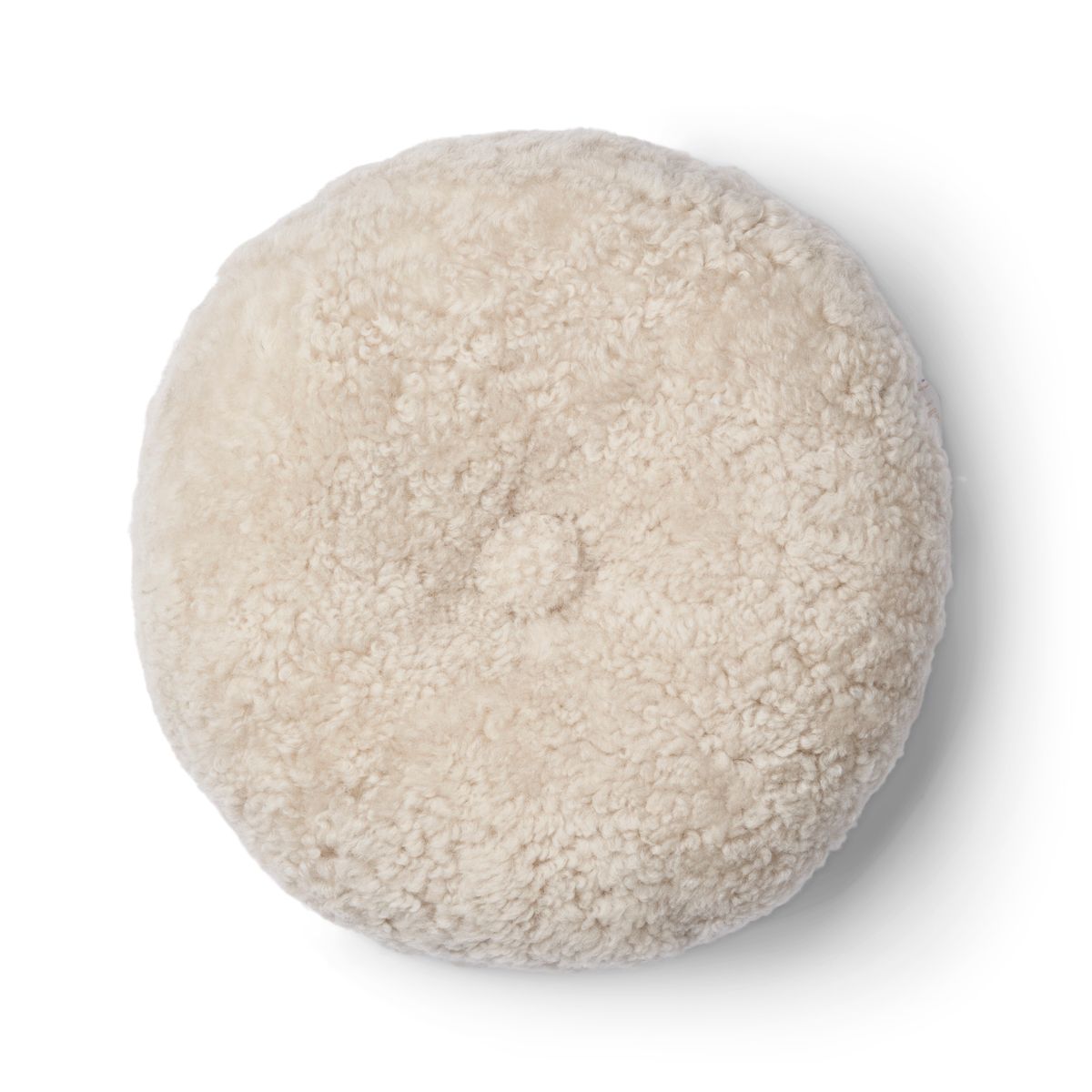 Rundes Fellkissen | Kurzhaar | Neuseeland | Doppelseitig | D40 cm Fellkissen | Sheepskinhouse.ch