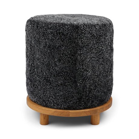 Simon Pouf | Kurzhaar | Neuseeland | D46x52 cm Anthrazit