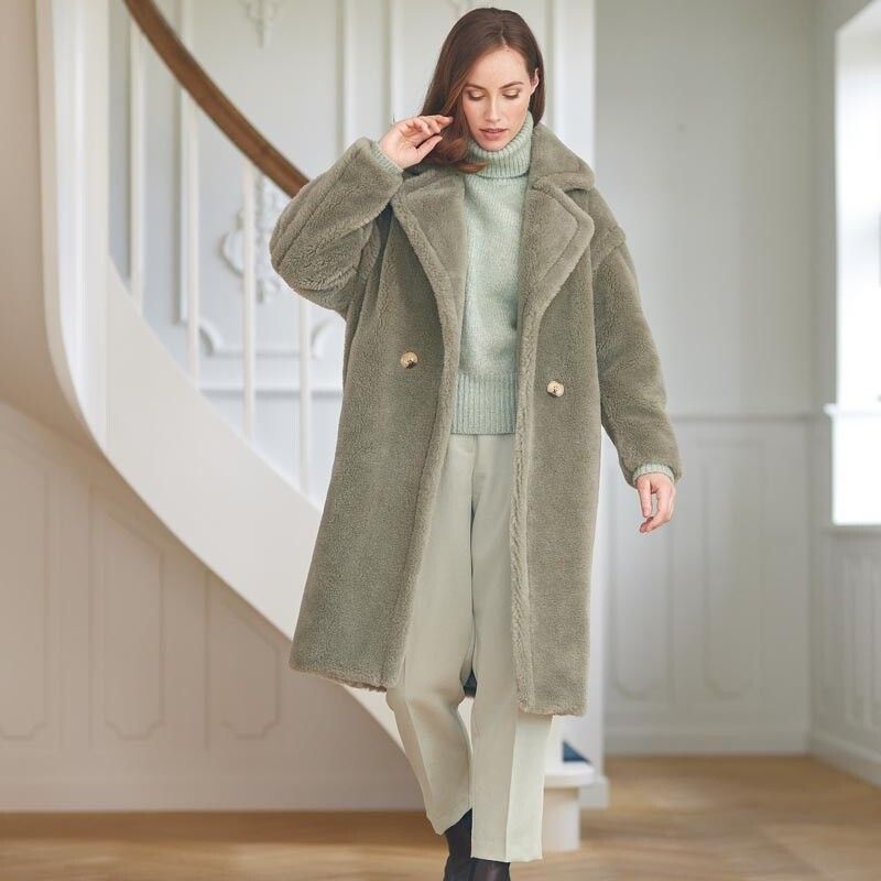Donna Mantel | Lammwolle Jacken | Sheepskinhouse.ch