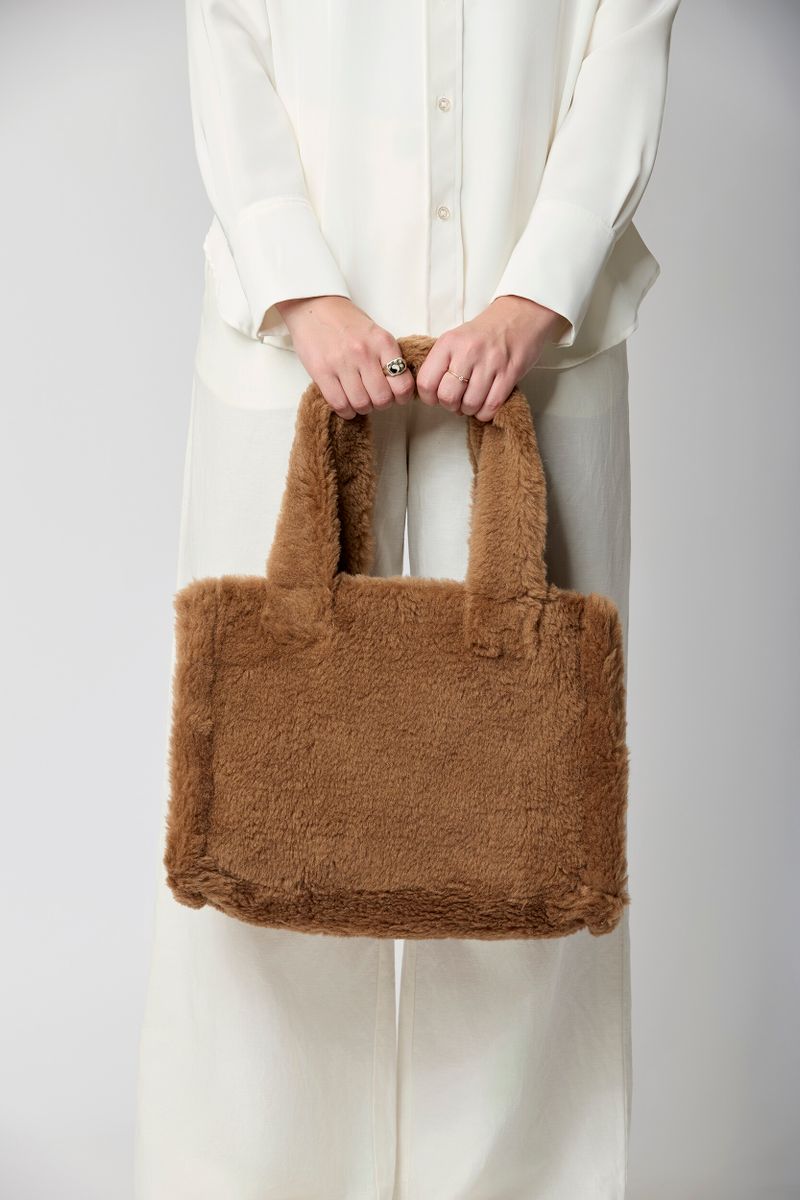 Mini Glory Shopper | Neuseeland | Lammwolle Teddybraun