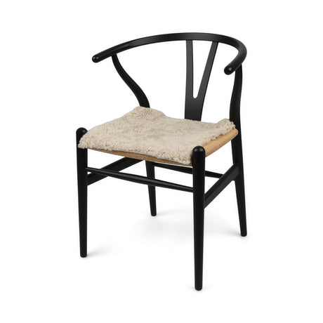 Stuhlauflage | Kurzhaar | Neuseeland | 40x40 cm Sitzkissen | Sheepskinhouse.ch