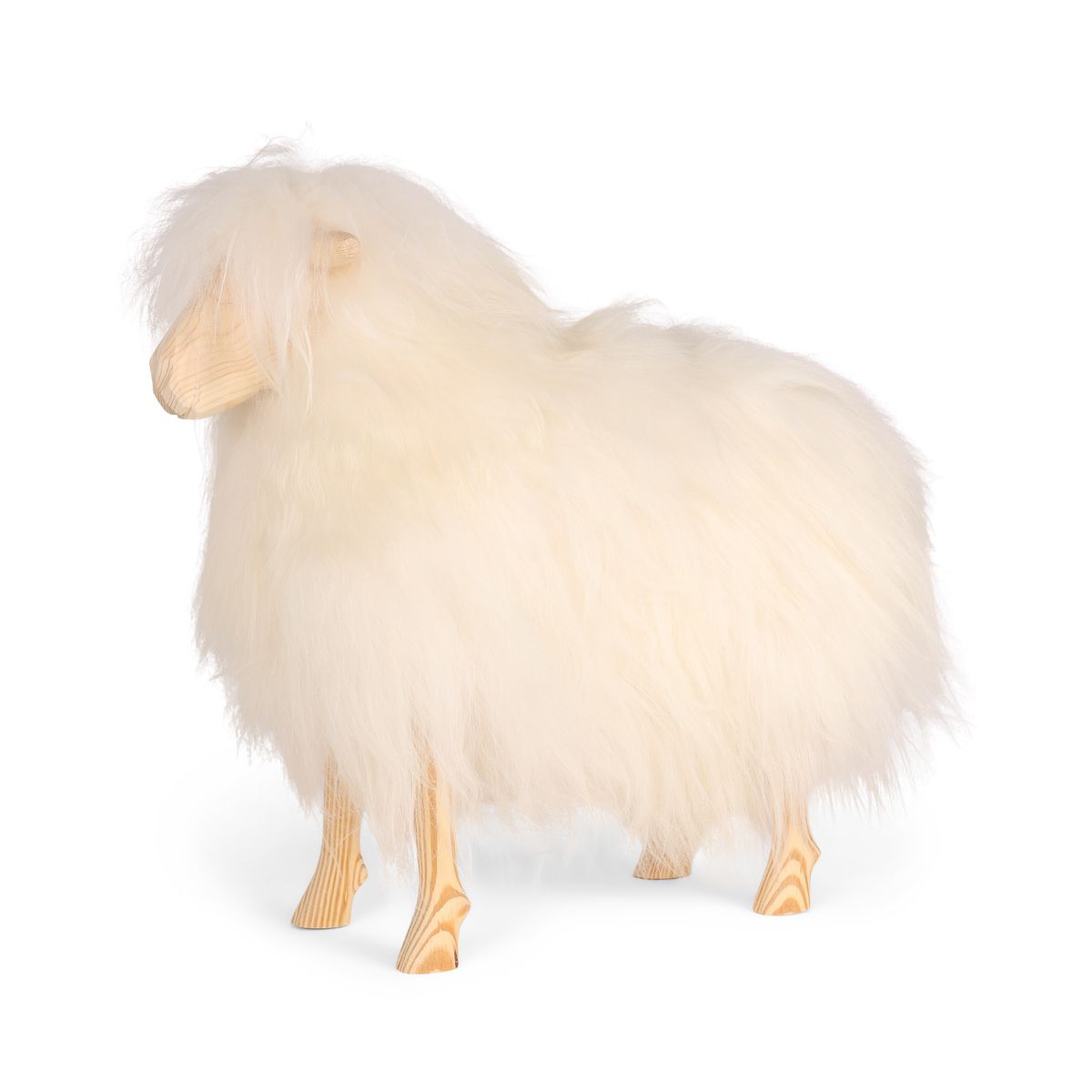 Signature Holzschaf | Klein Schaukelschaf | Sheepskinhouse.ch