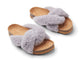 Lilly Kreuz Slippers | Neuseeland | Größe 35-42 Hellgrau