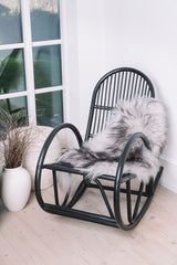 Lammfell Premium | Langhaar | Island | 90x60 cm Graue Brisa