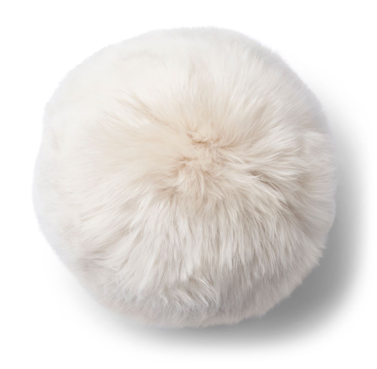Angelite Kissenball | Langhaar | Neuseeland | D25/30/35 cm Fellkissen | Sheepskinhouse.ch