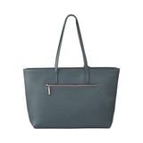 Audrey Shopper | Lammleder Blau/Grau