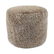 Lammfellpouf Premium | Kurzhaar | Neuseeland | D41x31 cm