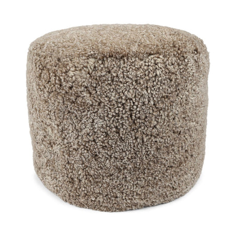 Lammfellpouf Premium | Kurzhaar | Neuseeland | D41x31 cm