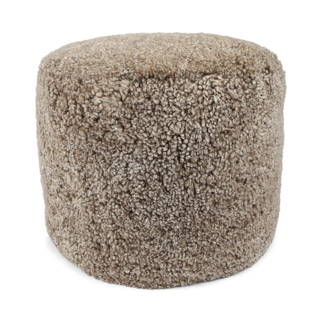 Lammfellpouf Premium | Kurzhaar | Neuseeland | D41x31 cm