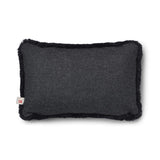 Lammfellkissen | Kurzhaar | Neuseeland | 100% Wolle | 52x52 cm | 34x52 cm Kohle/Schwarz