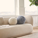 Angelite Kissenball | Kurzhaar | Neuseeland | D25/30/35 cm Fellkissen | Sheepskinhouse.ch