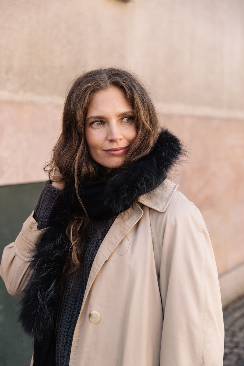 Klara Kragen | Waschbär Modeaccessoire | Sheepskinhouse.ch
