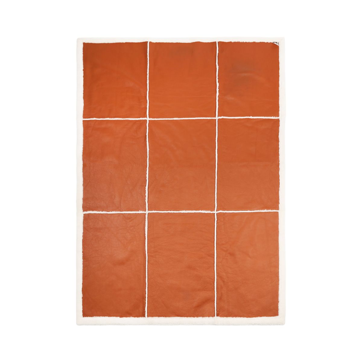 Addison Decke | Kurzhaar | Neuseeland | Doubleface Lederbraun/Elfenbein