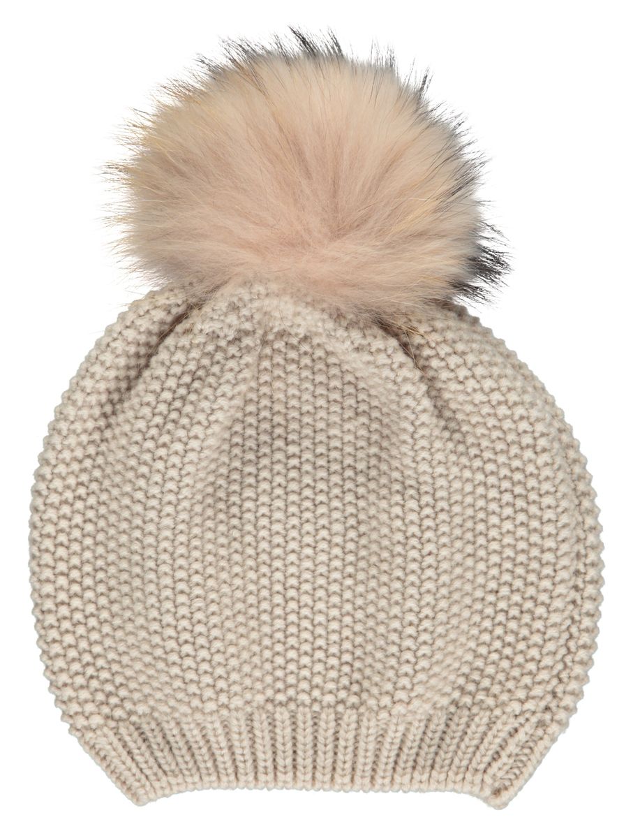 Stella Mütze | Wolle, Waschbär Modeaccessoire | Sheepskinhouse.ch