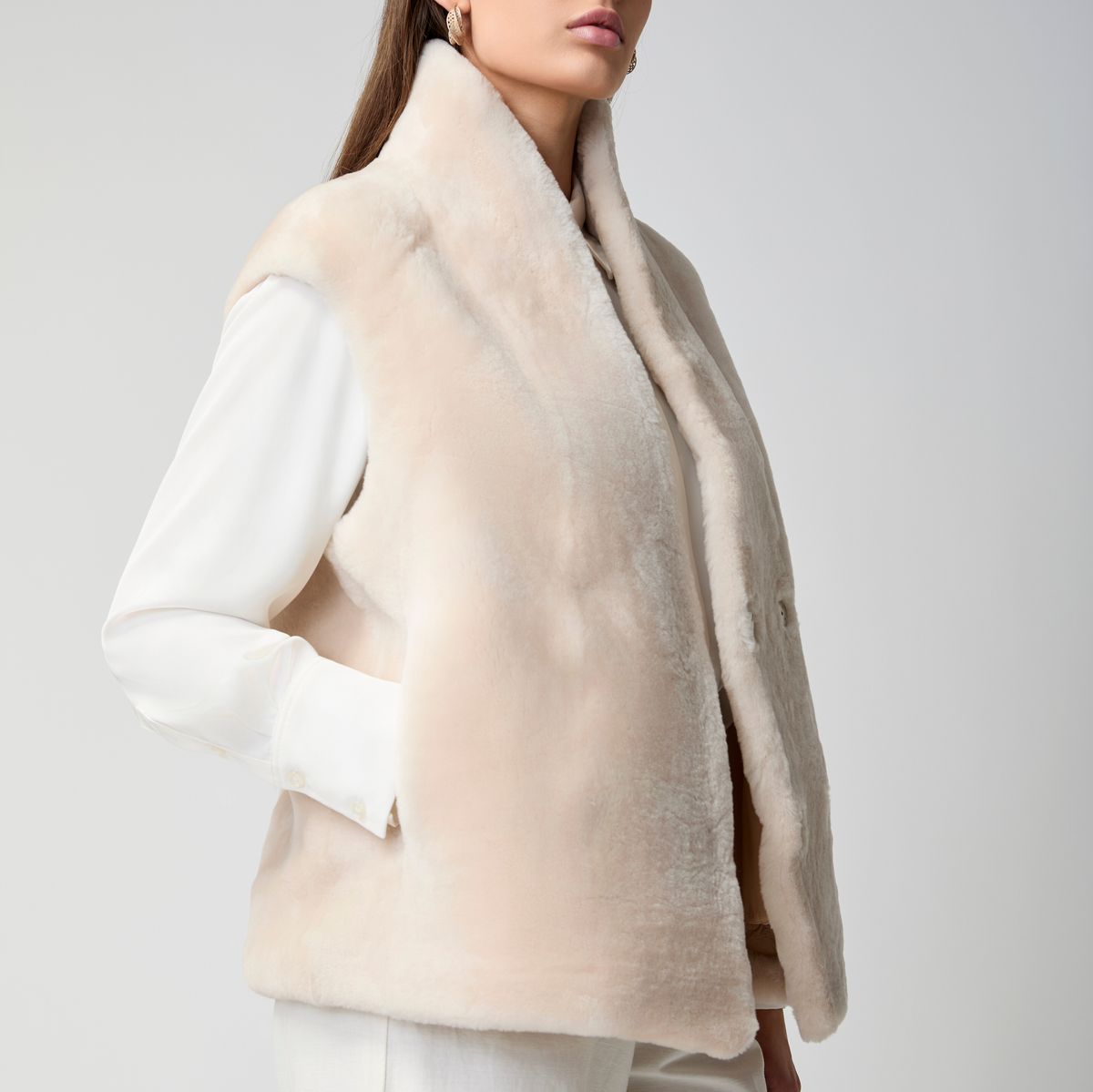Lorena Weste | Shearling Westen | Sheepskinhouse.ch