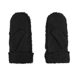 Iris Fäustlinge | Merino Lammfell Schwarz