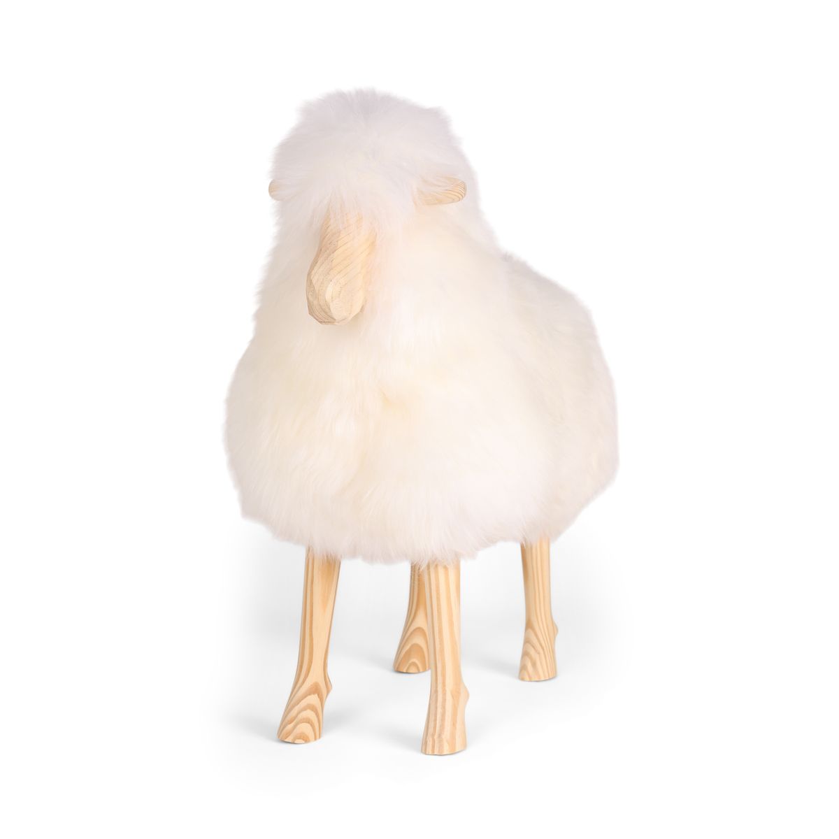 Signature Holzschaf | Klein Schaukelschaf | Sheepskinhouse.ch