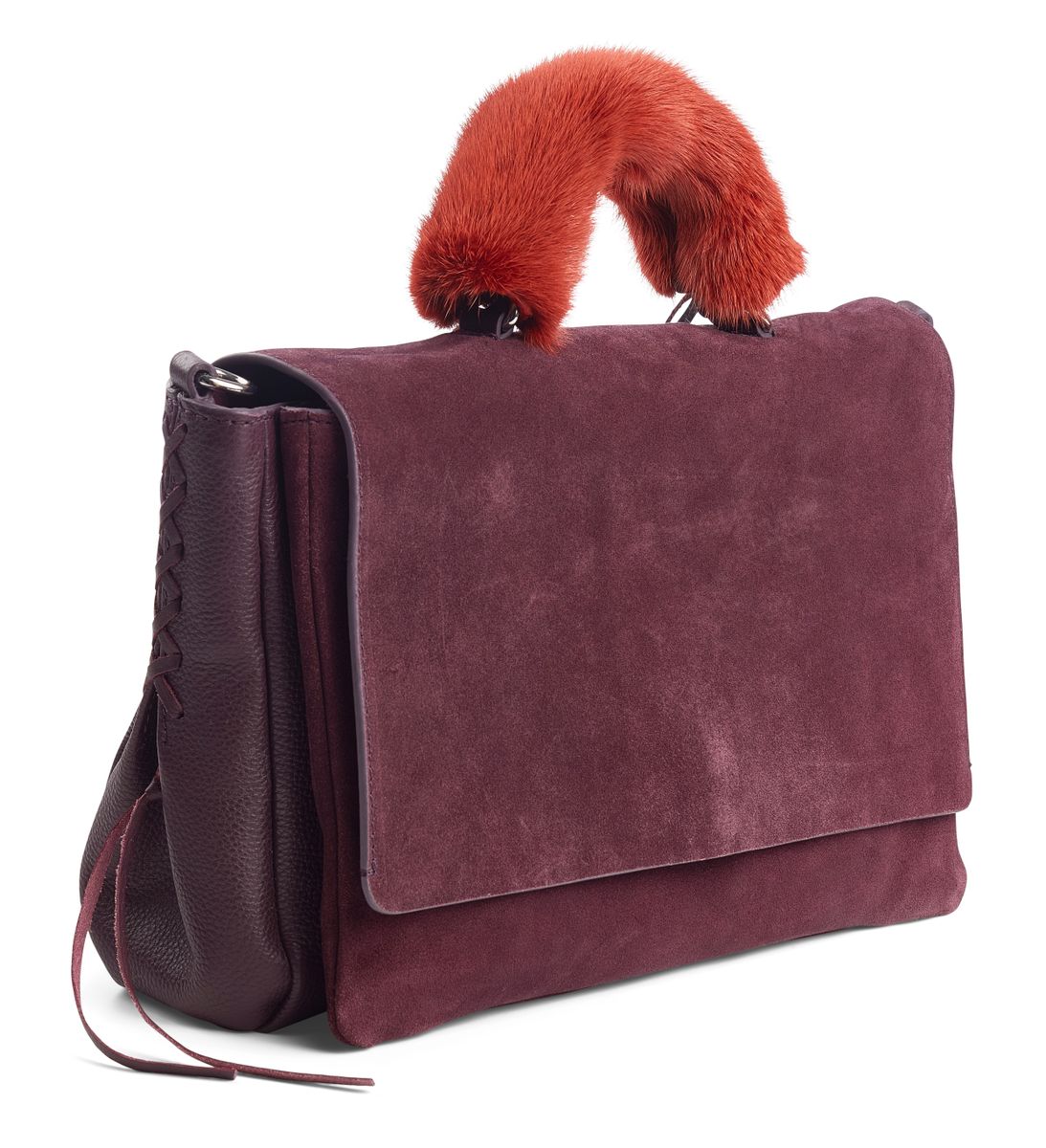 Taschengriff | Nerz | 8x19 cm Taschen | Sheepskinhouse.ch