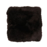 Fellkissenbezug | Langhaar | Neuseeland | 50,5x50,5 cm Schokolade