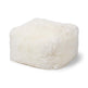 Lammfellpouf | Langhaar | Neuseeland | 50x50x32 cm