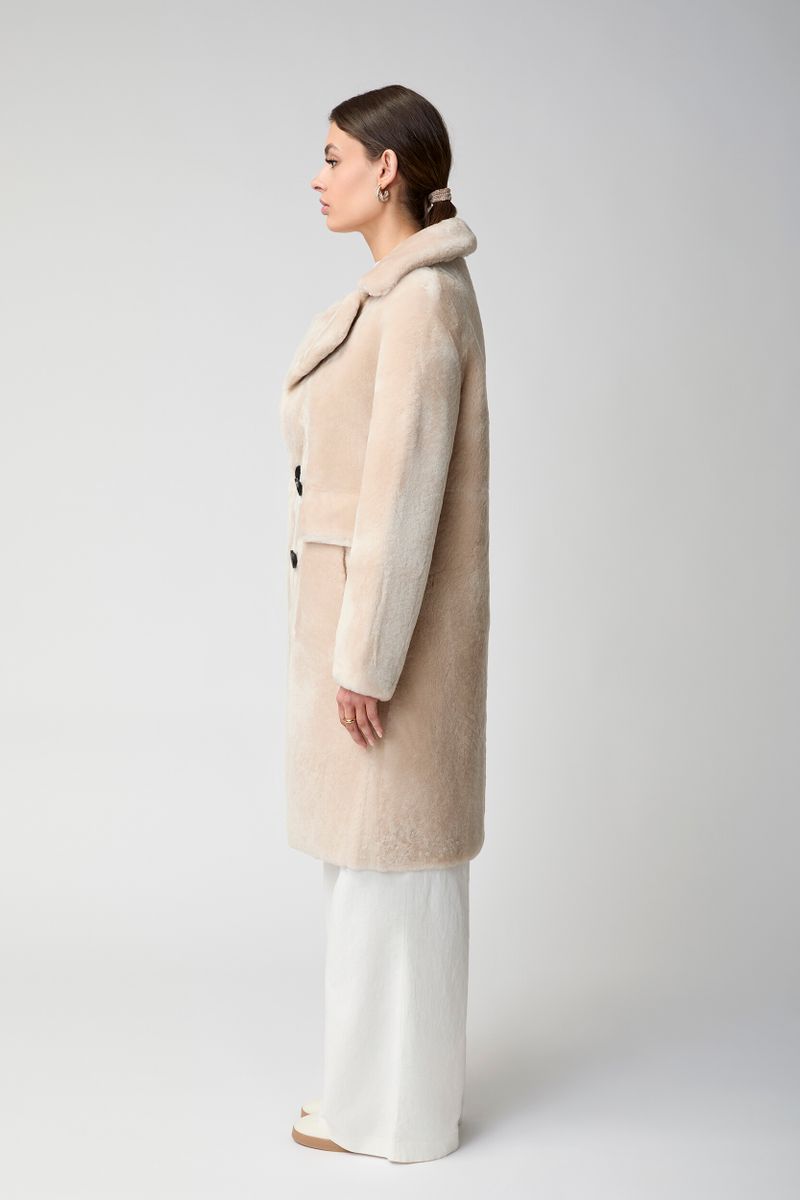 Ivy Mantel | Doubleface Beige