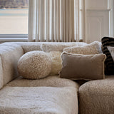 Angelite Kissenball | Kurzhaar | Neuseeland | D25/30/35 cm Fellkissen | Sheepskinhouse.ch